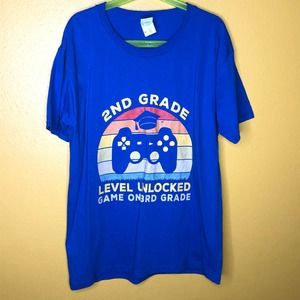 2nd Grade Graduate Game On 3rd Grade Graphic Tee, New, M